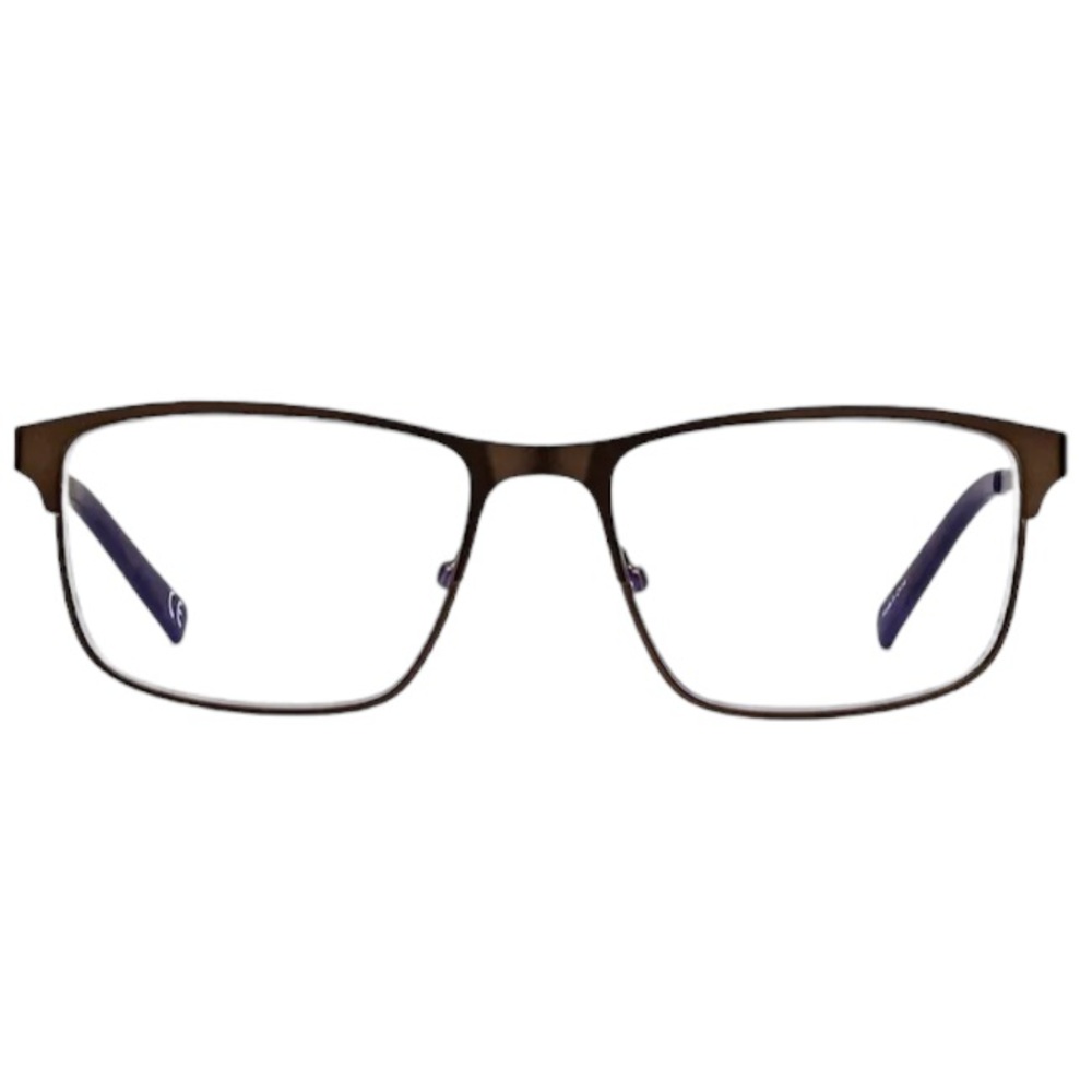 PRIVE REVAUX Men’s Day Job Blue Light Reader in Warm Copper  Size: 2.00